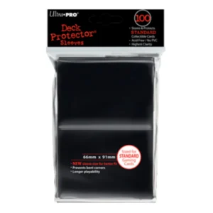 Standard Deck Protectors - Black (100-Pack) - Ultra Pro Card Sleeves